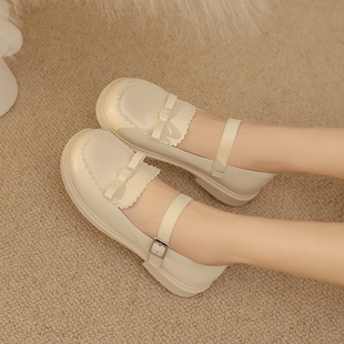 中学生皮鞋女黑色软底英伦学院风公主鞋四季演出单鞋儿童小皮鞋秋