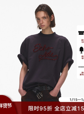 ECHOADE重塑松弛维度 宽松落肩版型中性设计圆领短袖T恤