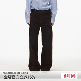 独特渐变绒面褪色水洗牛仔裤 ECHOADE经典 重工