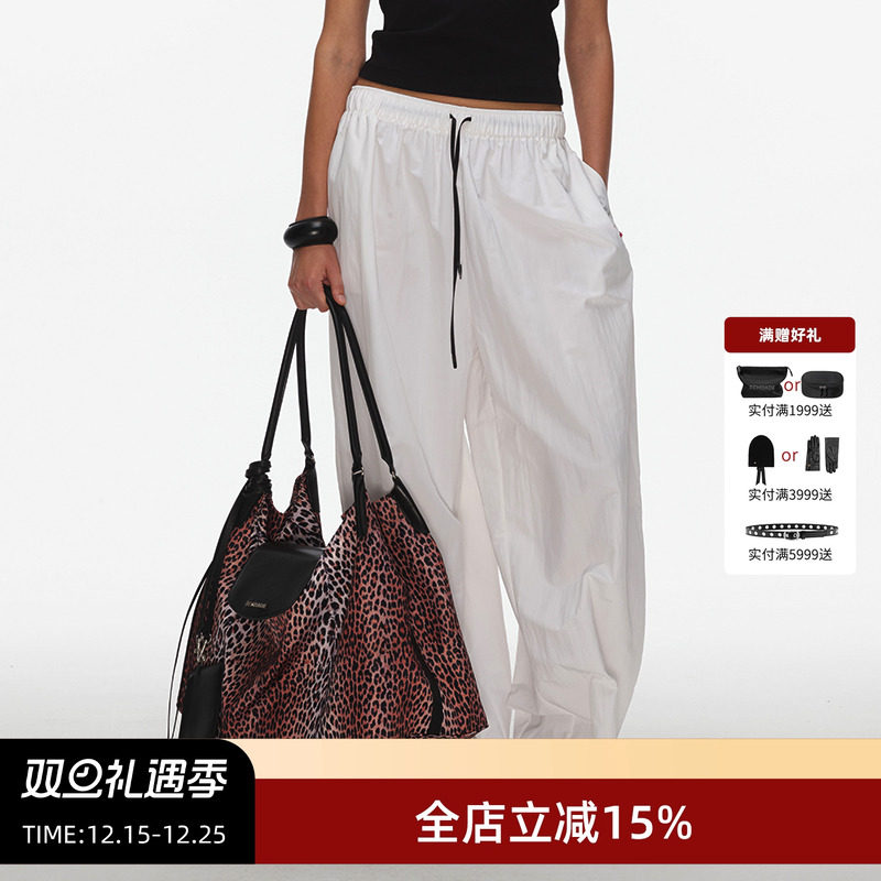 ECHOADE宽松降落伞阔腿裤