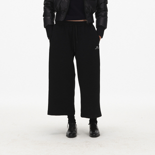 九分运动卫裤 ECHOADE松弛慵懒 Logo刺绣点缀经典