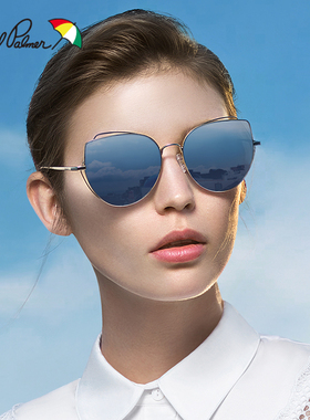 花雨伞偏光韩版复古风太阳镜