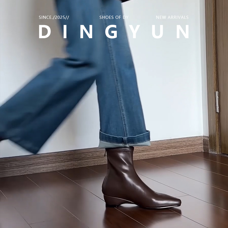 经典新款百搭极简风显瘦短靴高级