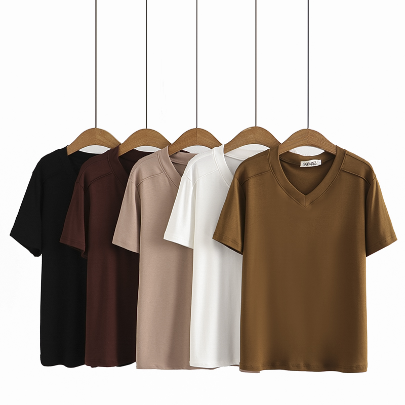 半袖打底衫女大码t恤短袖胖m上衣