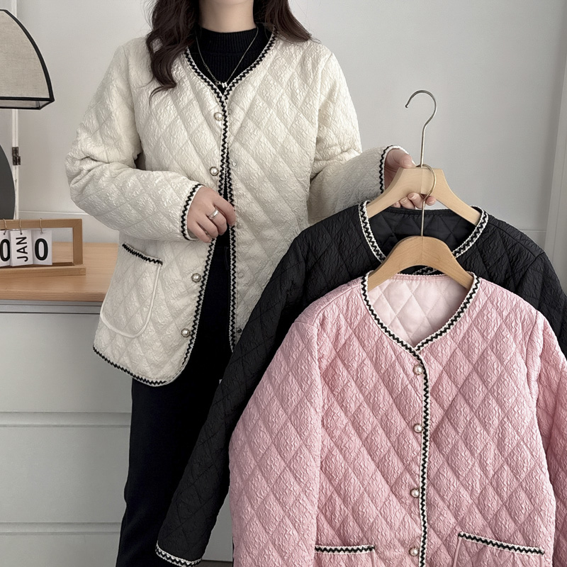 小香风棉服大码韩版宽松棉衣外套