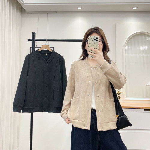 卫衣外套大码显瘦正肩棒球服上衣