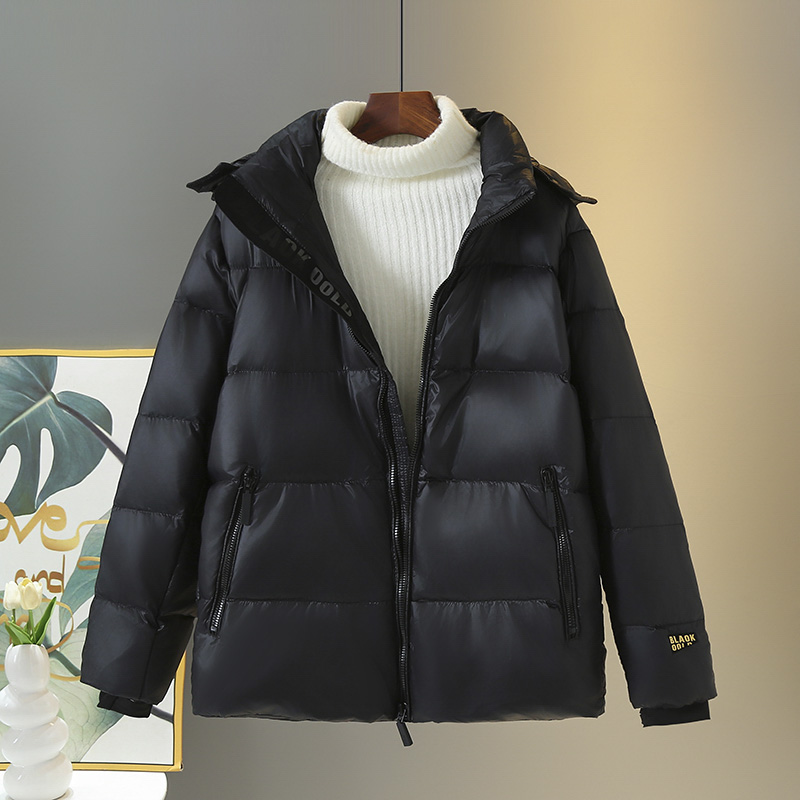 大码羽绒服韩版宽松连帽冬季外套