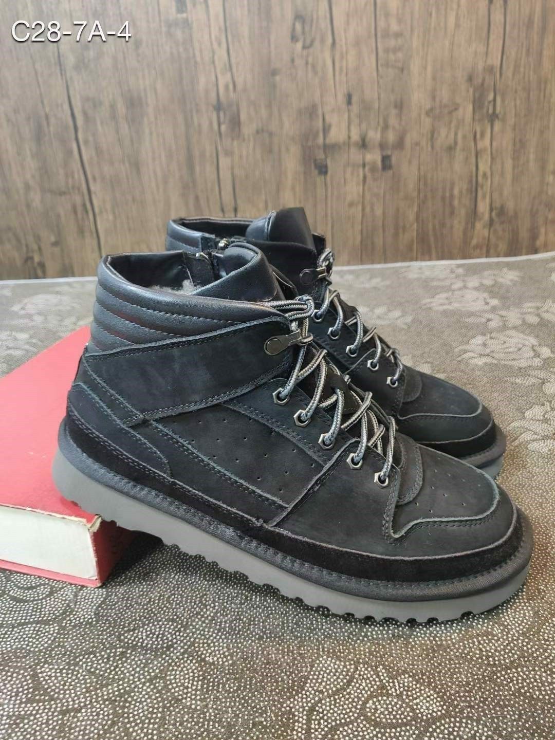 冬季新款真皮羊毛一体雪地靴男士复古休闲靴 板靴  情侣款  28-7A,流行男鞋,马丁靴,淘宝优惠券,粉丝福利购,淘宝优惠卷