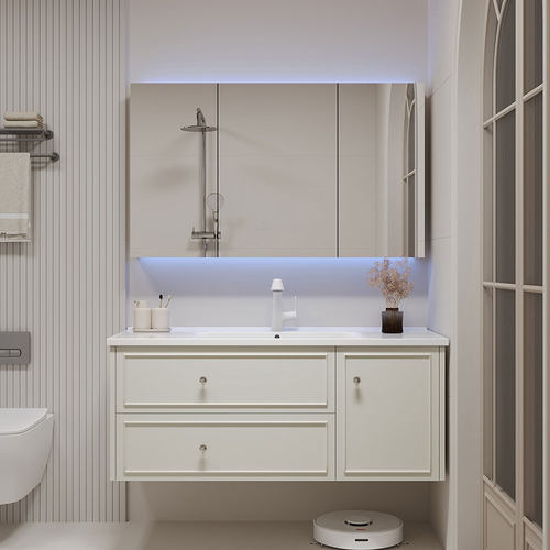 法式橡木浴室柜+小红书推荐