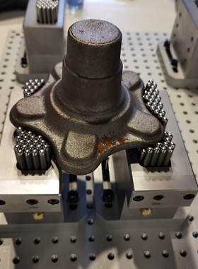 螺丝机夹具溶浇注铸件柔性定位夹持工装系统零件加工螺丝机模具