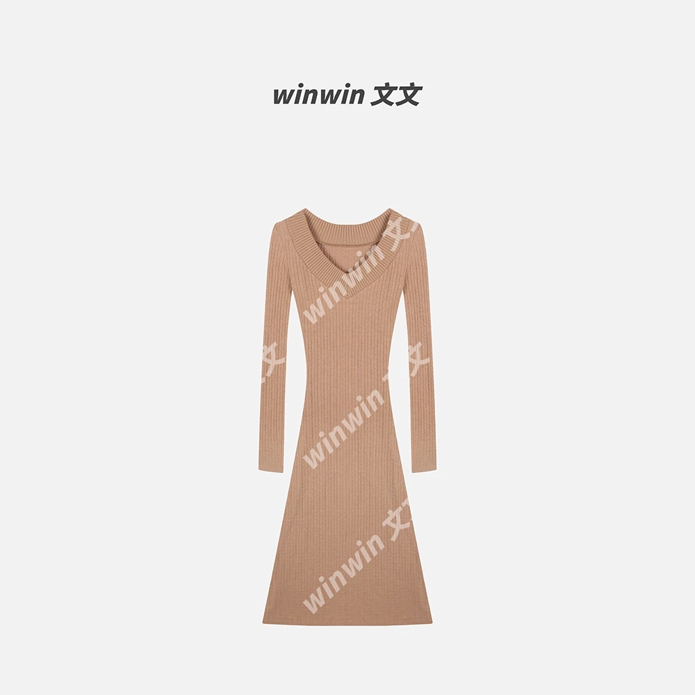 【温柔陷阱】文文私服 秋季百搭显瘦设计感连衣裙预WWQ5LYQ2544
