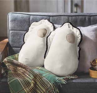 现货日系牡蛎抱枕奇怪的可爱生蚝海的味道创意鲍鱼柔软午睡枕礼物