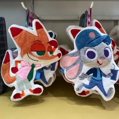 疯狂动物城周边擦手巾可爱卡通