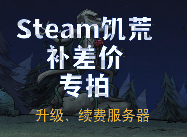 Steam饥荒服务器出租升级补差价...