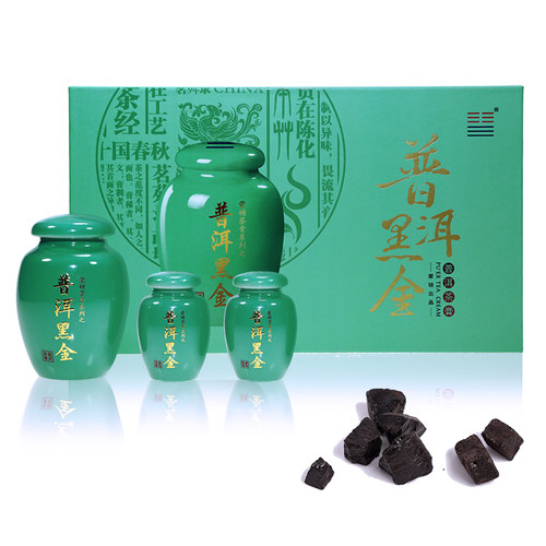 蒙顿茶膏普洱黑金熟茶膏40克