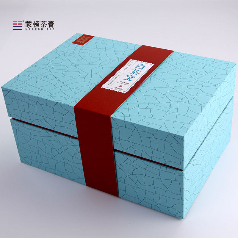 蒙顿茶膏 白茶宝瓷瓶80克礼盒白茶膏固态速溶茶茶叶提取冷泡