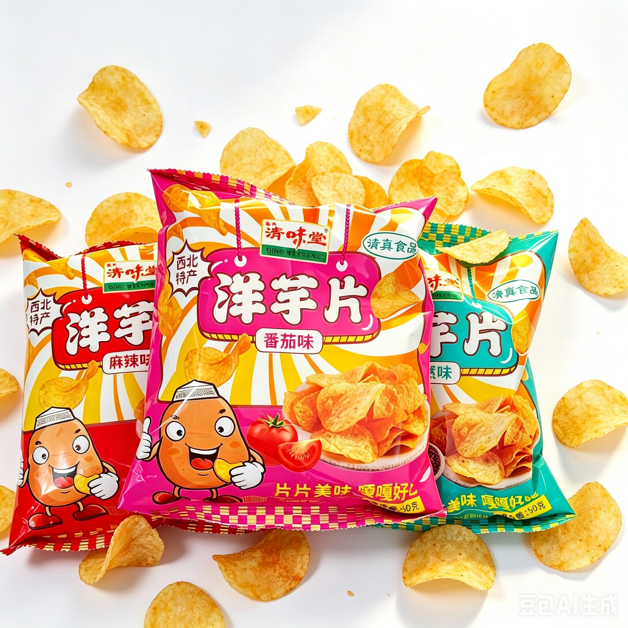 清真洋芋片清真土豆片
