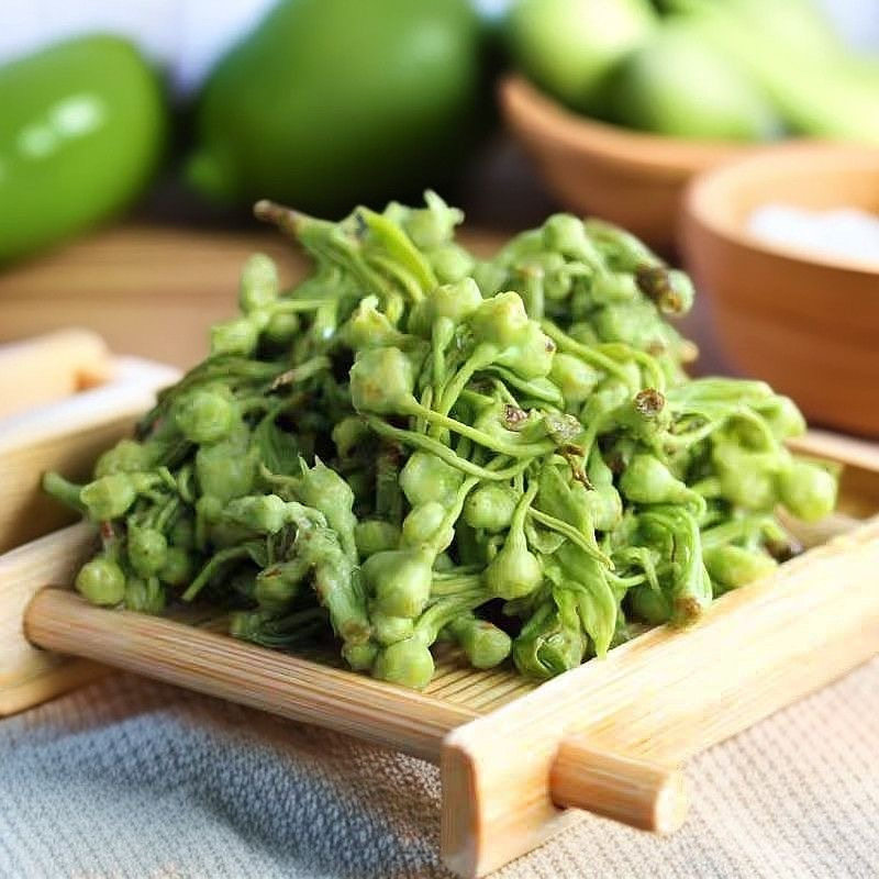 盐水棠梨花云南野菜盐渍山野蔬菜农家特色食材保鲜蔬菜凉菜半成品