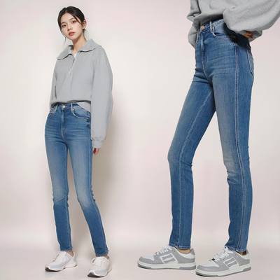 香港代购Mother修身高腰女士牛仔