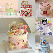 蛋糕模型仿真2026新款 网红卡通卡皮巴拉生日假蛋糕橱窗摆放样品