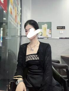 (现货)望湘人江月令cos服外套两色黑色杏色手工穿珠盘扣现货