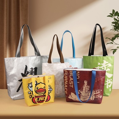 杜邦纸袋定制印logo购物