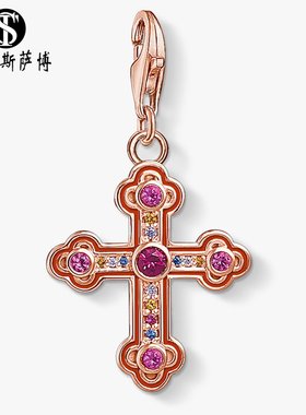 托马斯萨博时尚个性风十字架吊坠