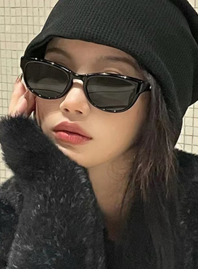 gm复古猫眼凹造型女款太阳墨镜