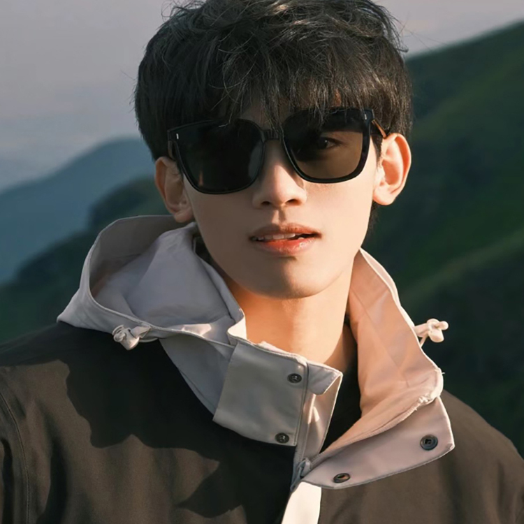 复古方形大框墨镜男高级感方圆脸