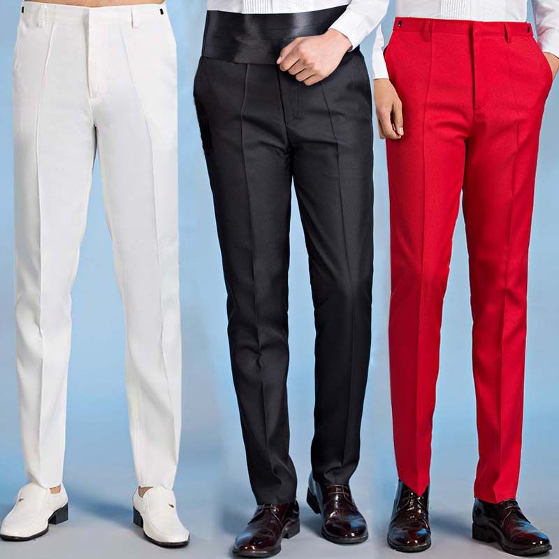 男士礼服黑白色西裤舞台晚会演出大合唱团裤子影楼加大码西装裤男,男装,西裤,淘宝优惠券,粉丝福利购,淘宝优惠卷