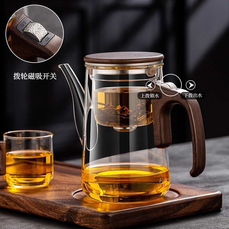 2025新款玻璃飘逸杯泡茶壶