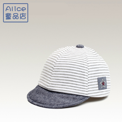 婴儿遮阳棒球帽子纯棉儿童鸭舌帽