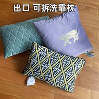 Surplus export bulk goods: throw pillows, backrest pillows, waist pillows, sofa decoration pillows, environmentally friendly (including pillow cores with zippers for disassembly and washing) thumbnail 5
