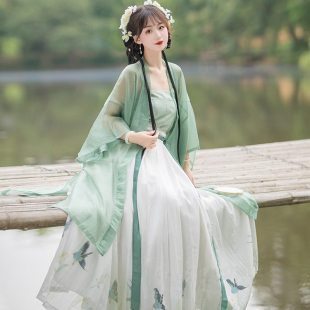 古装宋代宋制古筝演出服中国风春秋初中生18岁成人礼礼服女孩汉服