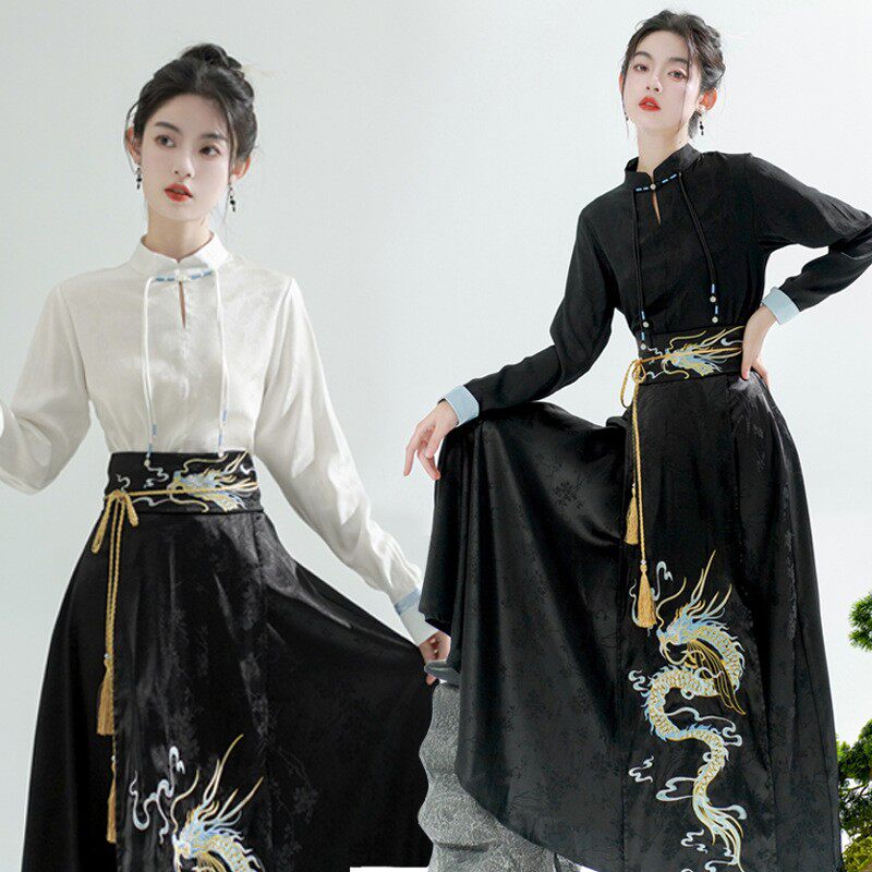 春秋季马面裙成人礼礼服女孩汉服