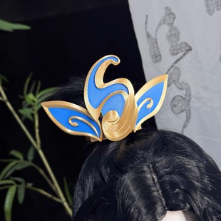 王者荣耀孙权cos假发cosplay游戏同款发冠动漫二次元头饰道具