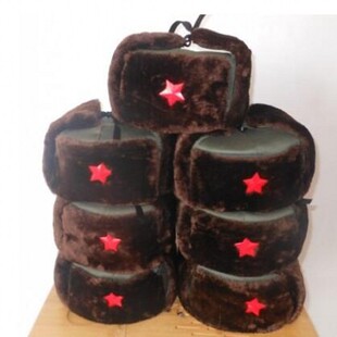 影视戏剧智取威虎山棉帽子杨子荣表演出服装舞蹈合唱雷锋棉帽子