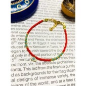 现货数量少 幸运本命红 小众款 土耳其产 手工串珠蓝眼睛手链