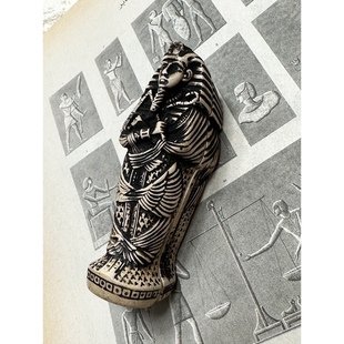 现货少埃及产卢克索雕像古埃及图坦卡门法老金棺可打开内有木乃伊
