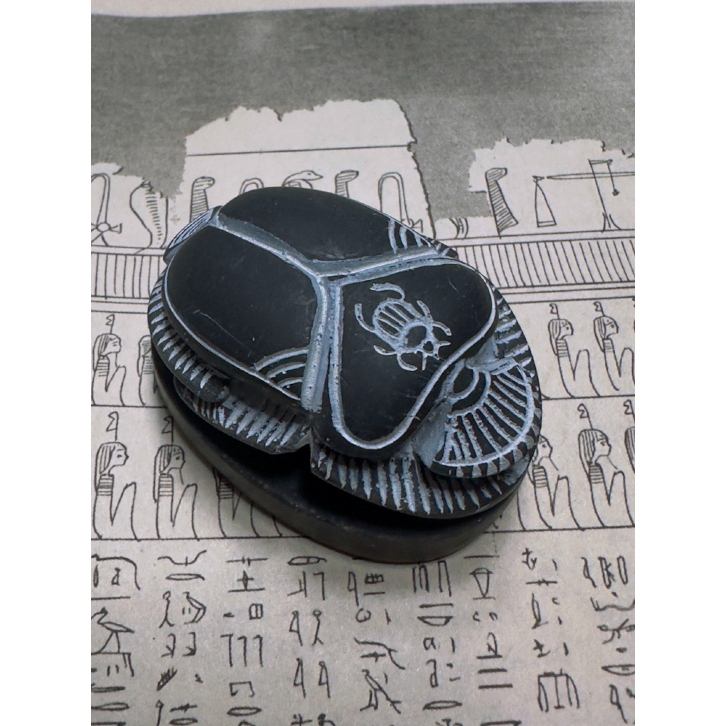 现货稀有埃及卢克索产古埃及法老王圣甲虫雕像双面吸金聚财能量,家居饰品,装饰摆件,淘宝优惠券,粉丝福利购,淘宝优惠卷