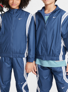Nike/耐克正品秋季新款大童梭织拒水训练运动外套FZ5233-461