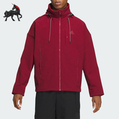 阿迪达斯正品 FUSTL JKT Adidas 3男士 训练连帽外套夹克IM9060