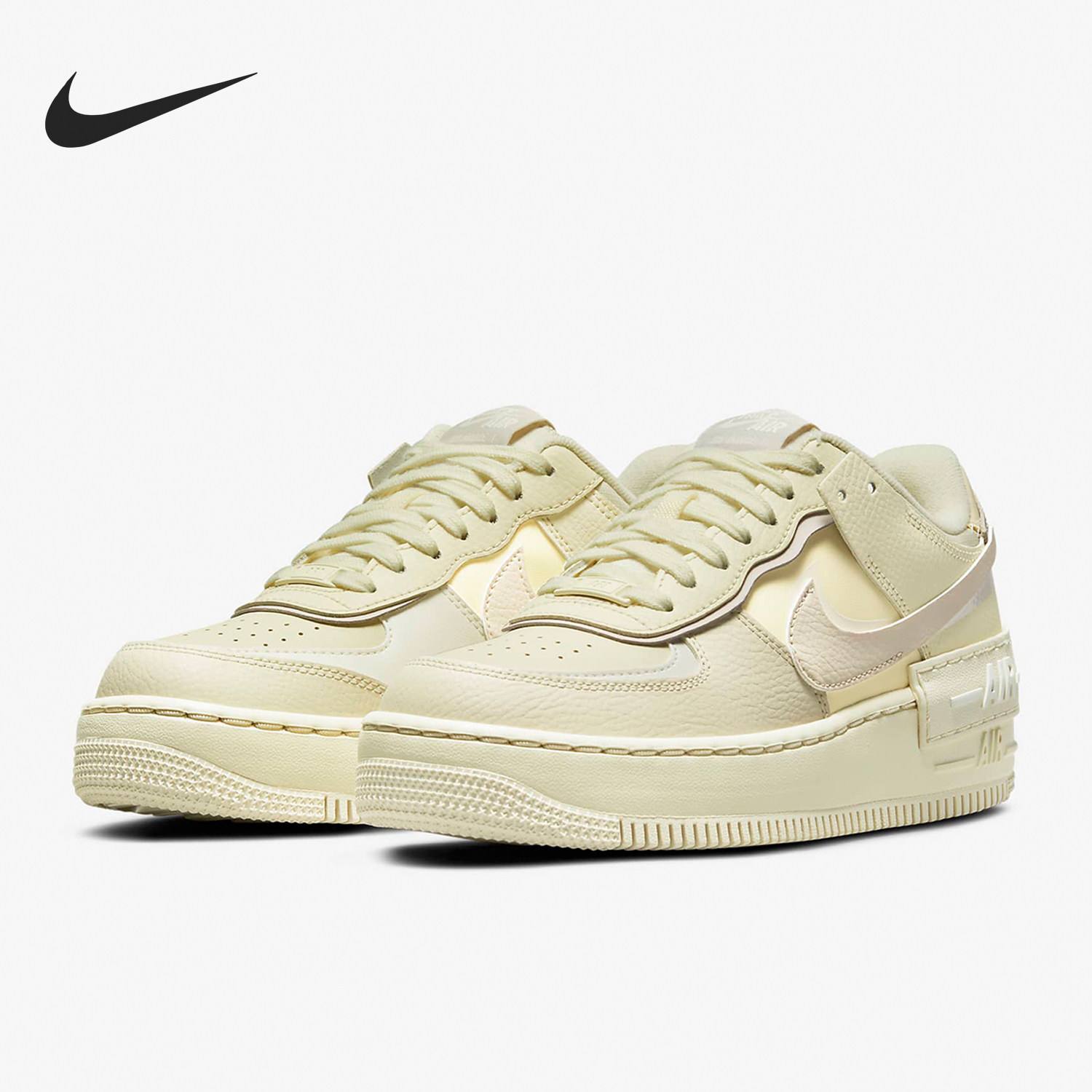 Nike/耐克正品女士头层牛皮防滑耐磨轻便低帮板鞋CU8591-102