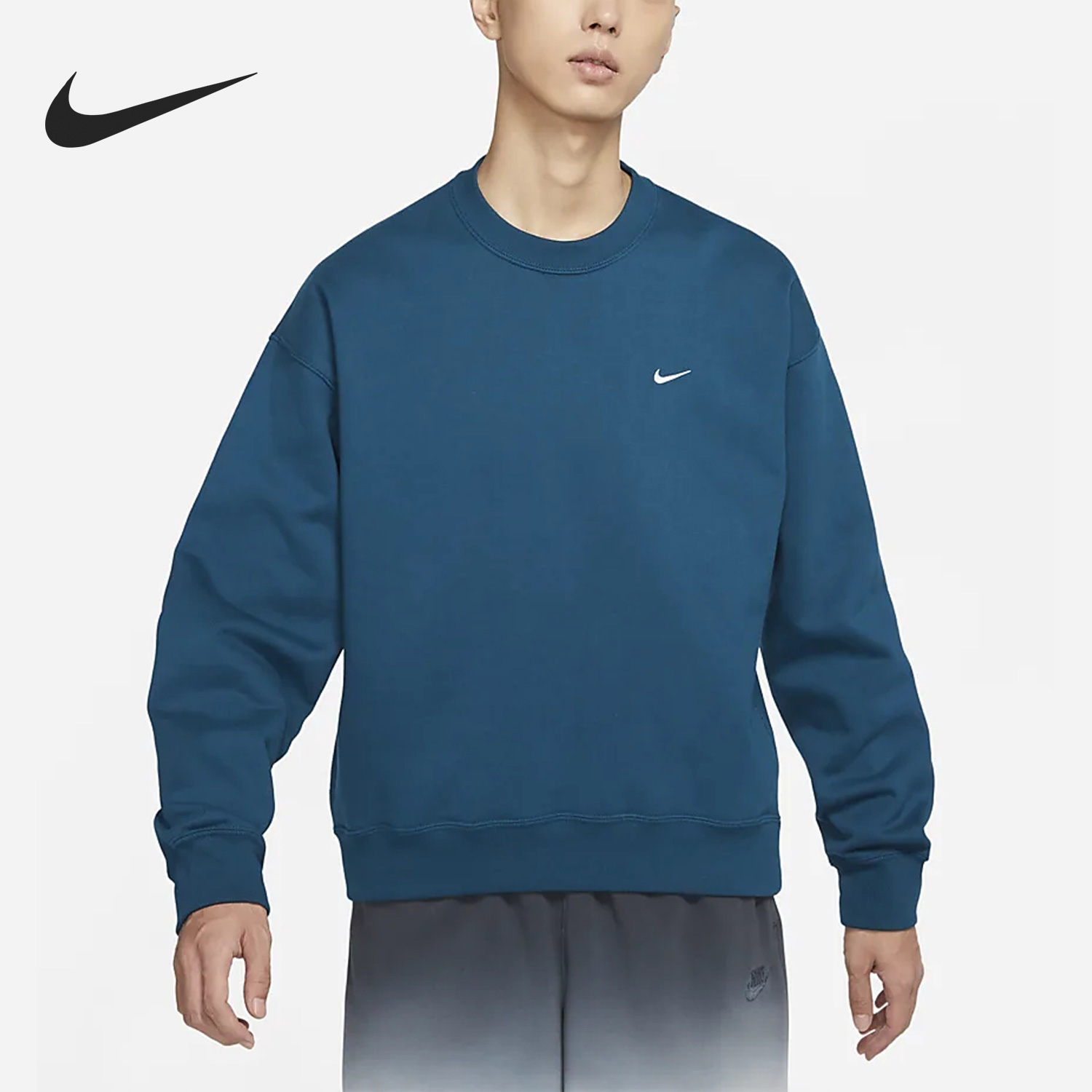 耐克男子圆领运动卫衣