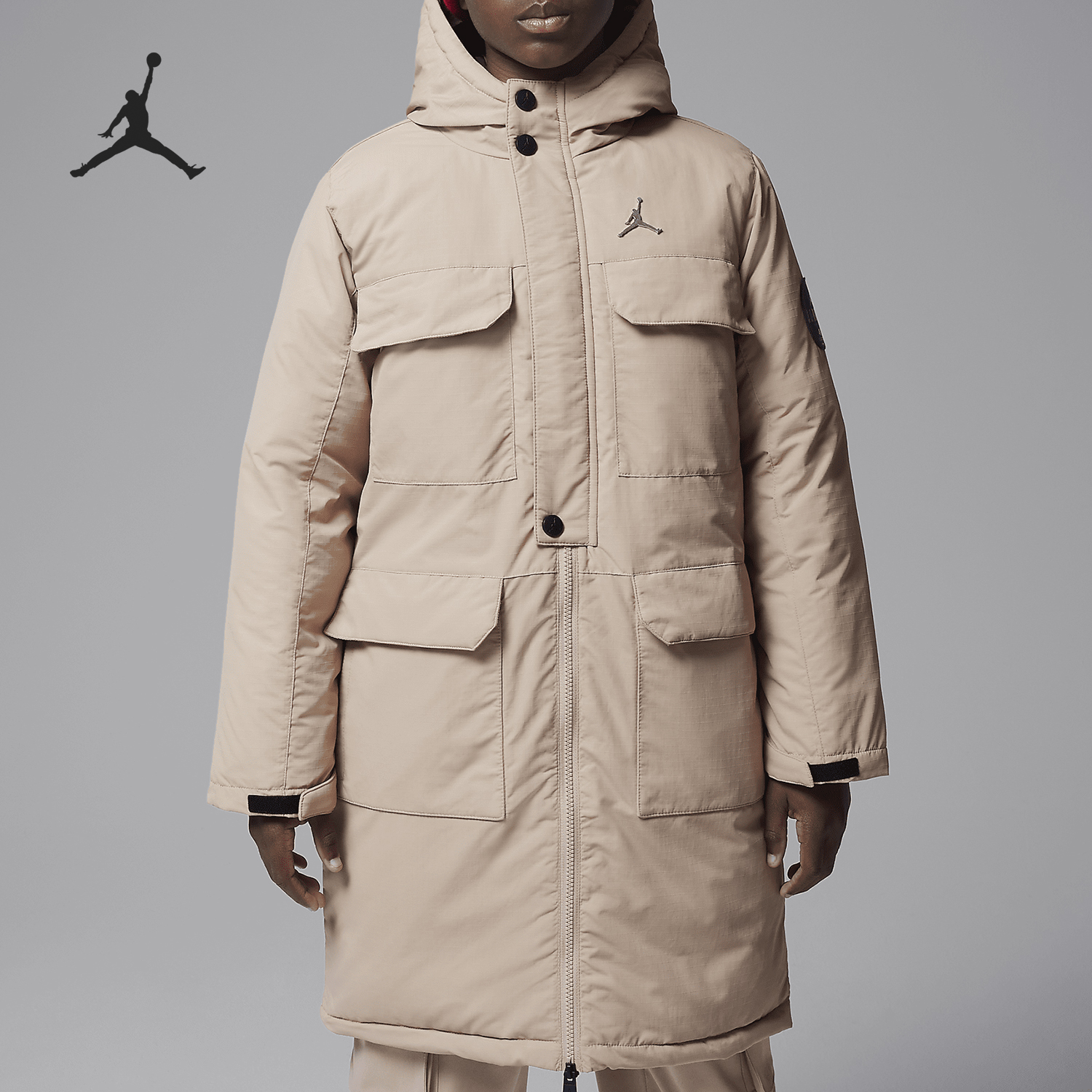Nike/耐克正品JORDAN大童口袋运动户外长裤羽绒服HQ7067-200