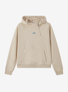 New Balance/NB正品2025新款女子运动休闲连帽卫衣NCF14042-LBE