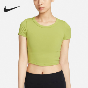 女士圆领弹力透气休闲运动T恤FN2805 夏季 377 耐克正品 Nike