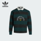 宽松刺绣针织翻领POLO衫 三叶草男士 KF5068 阿迪达斯正品 Adidas