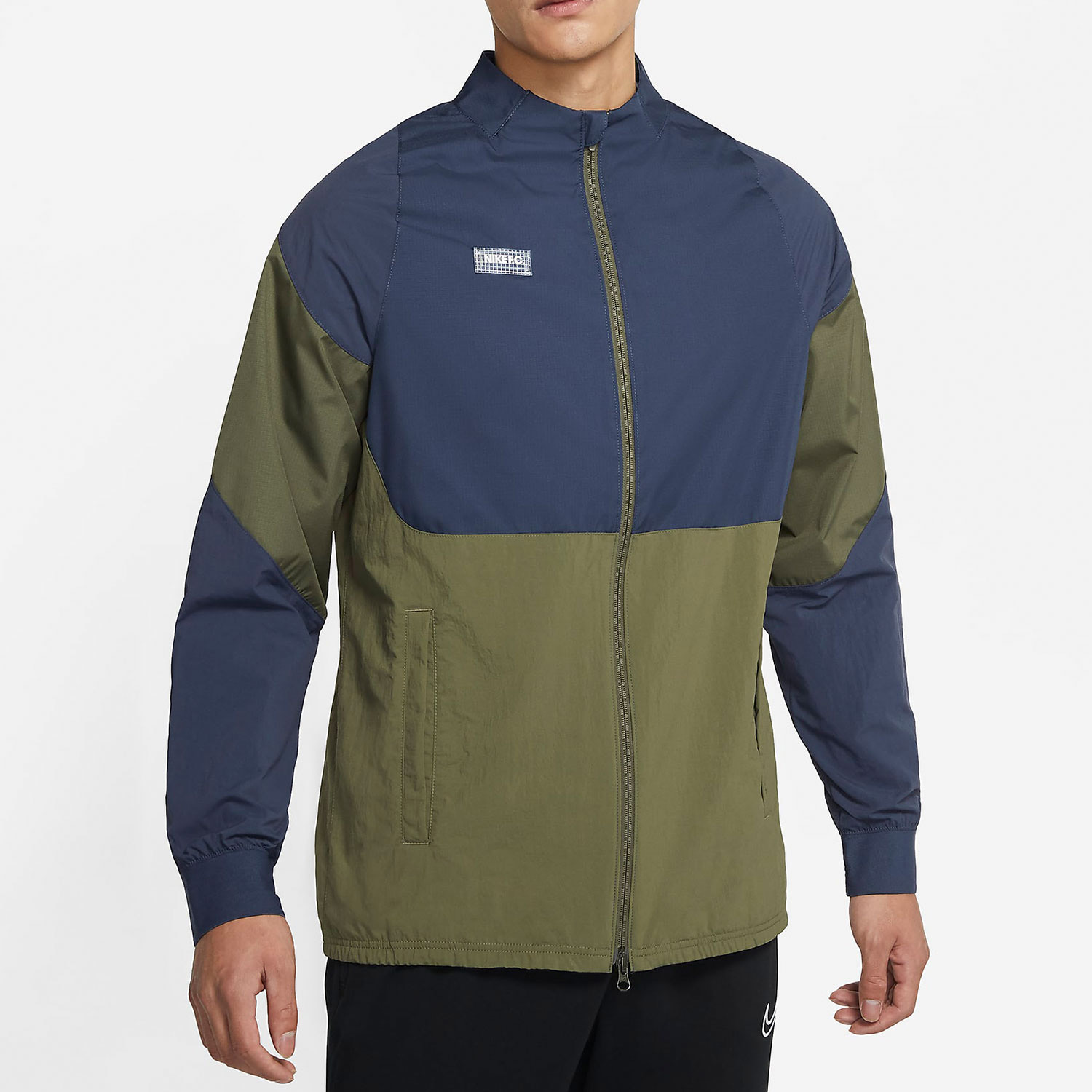 耐克nike男子足球训练立领外套