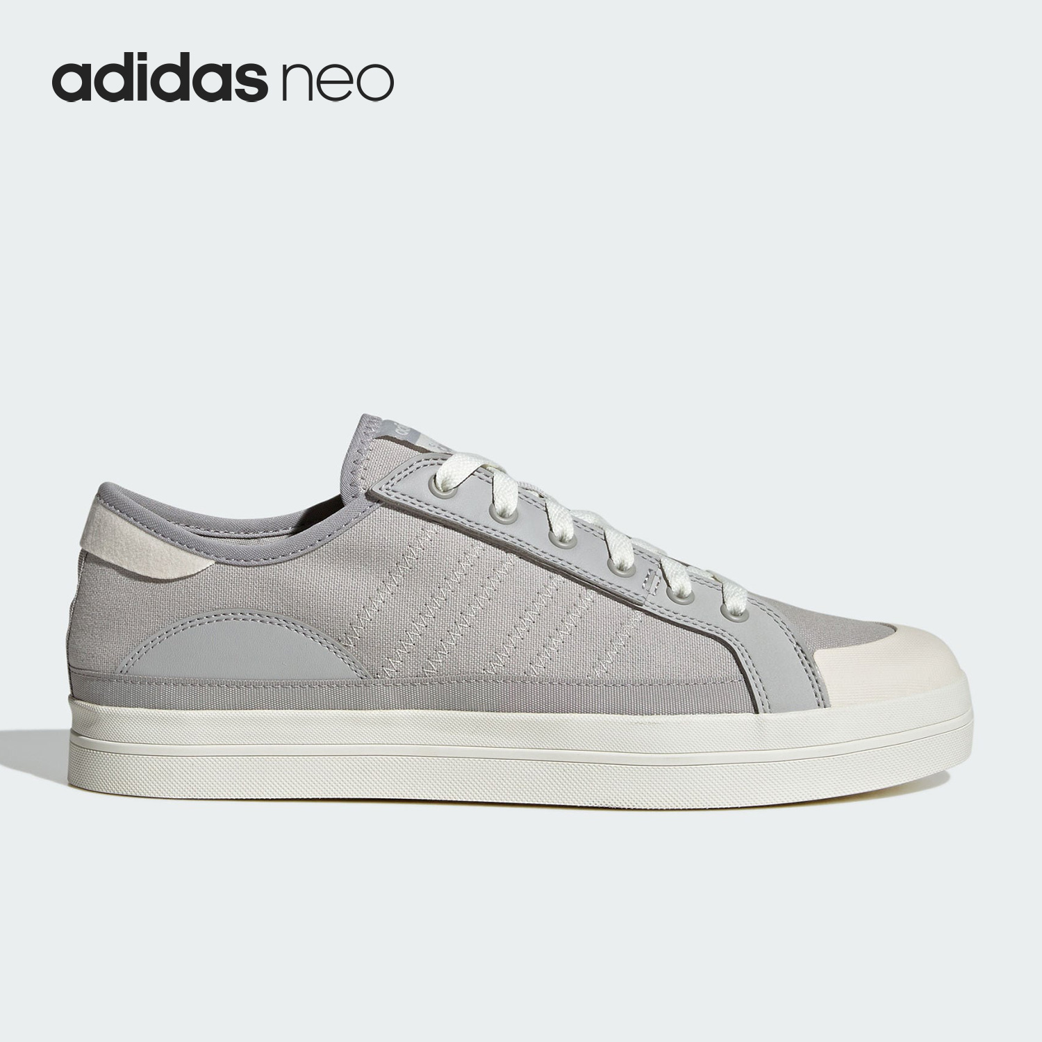 Adidas/阿迪达斯官方正品夏季Neo City Canvas男女运动板鞋IE0417